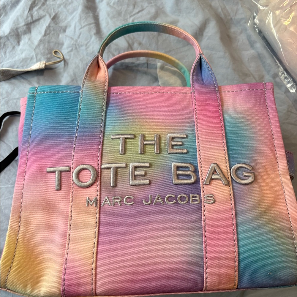 Marc Jacobs Airbrush Canvas Tote Bag